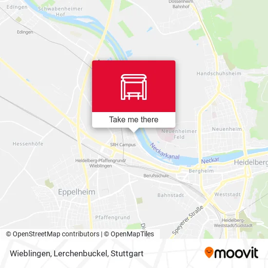 Карта Wieblingen, Lerchenbuckel