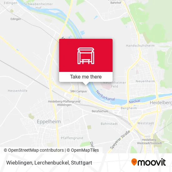 Карта Wieblingen, Lerchenbuckel