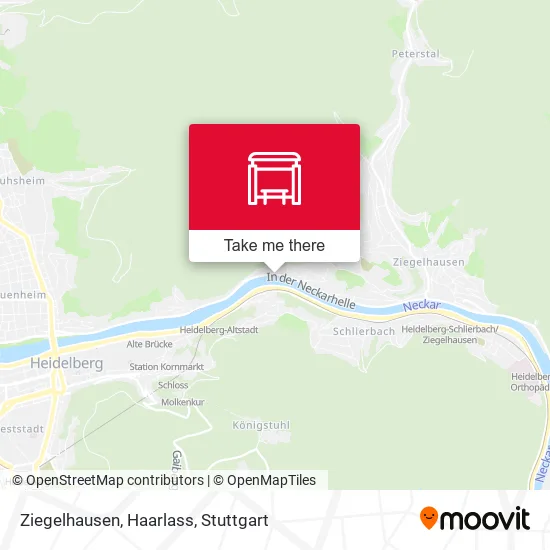 Карта Ziegelhausen, Haarlass