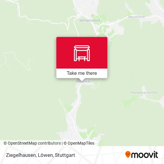 Карта Ziegelhausen, Löwen