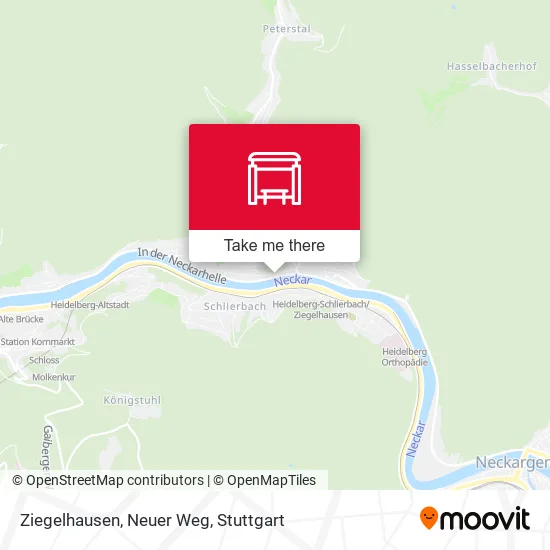 Карта Ziegelhausen, Neuer Weg