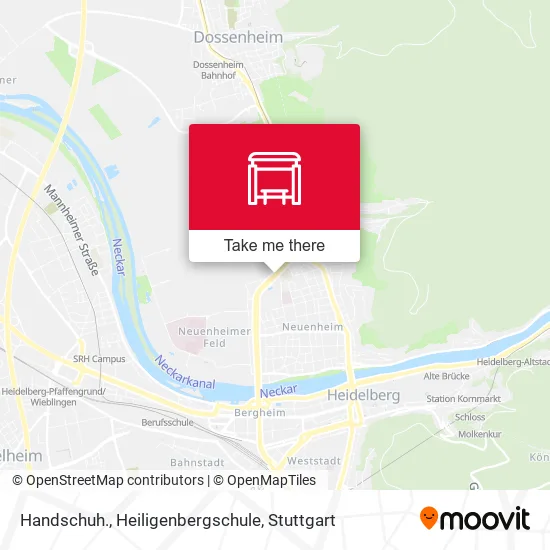 Карта Handschuh., Heiligenbergschule