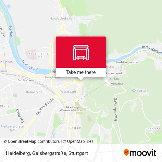 Heidelberg, Gaisbergstraße map