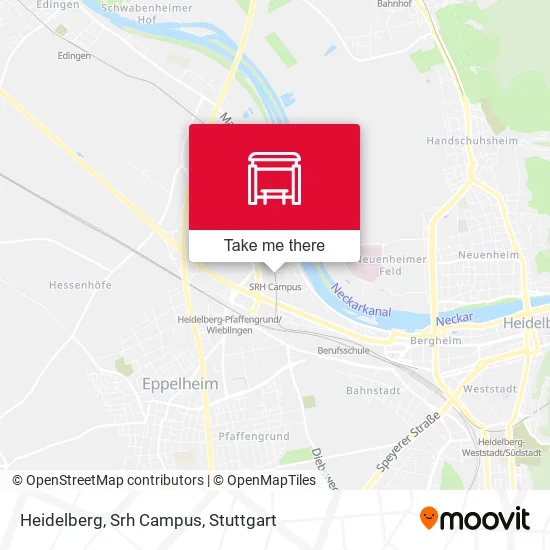 Карта Heidelberg, Srh Campus