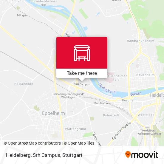 Карта Heidelberg, Srh Campus