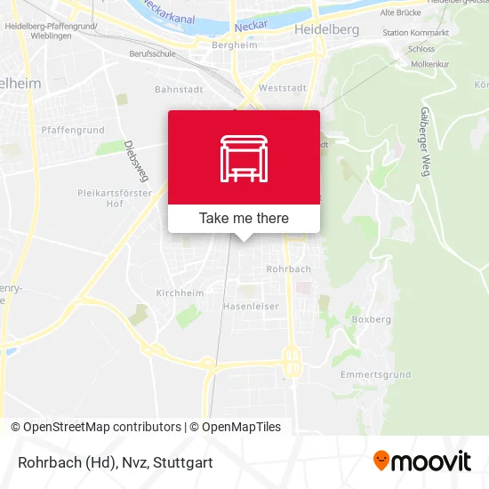 Карта Rohrbach (Hd), Nvz