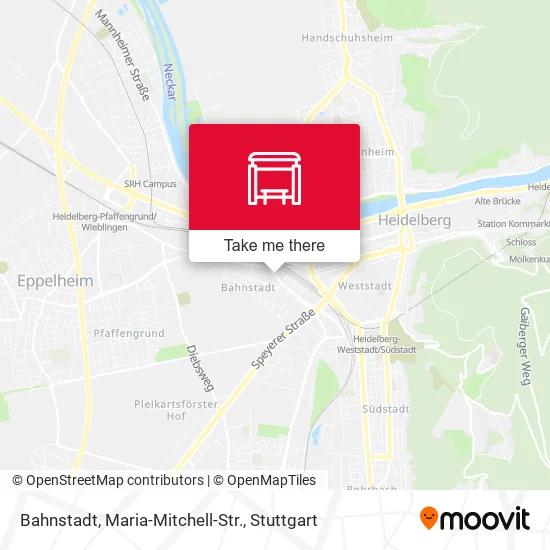 Карта Bahnstadt, Maria-Mitchell-Str.