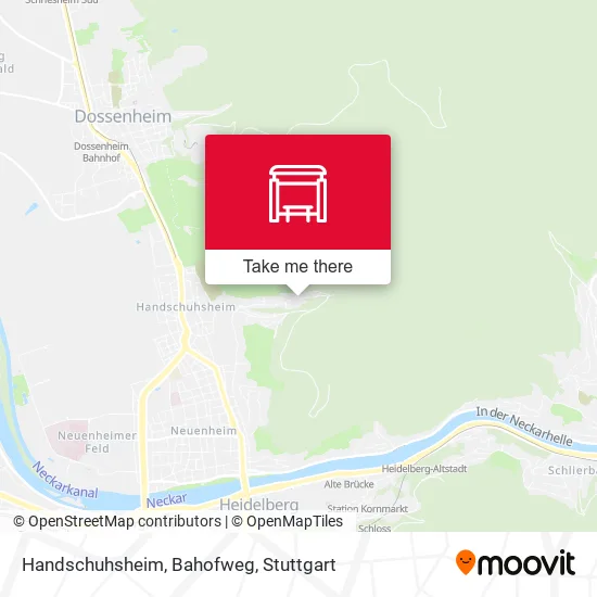 Карта Handschuhsheim, Bahofweg