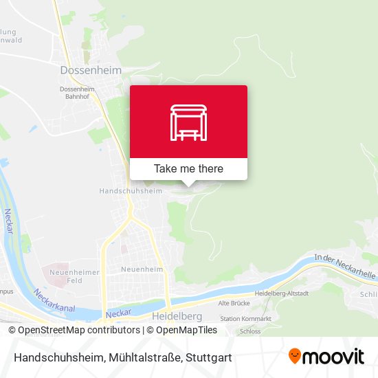 Handschuhsheim, Mühltalstraße map