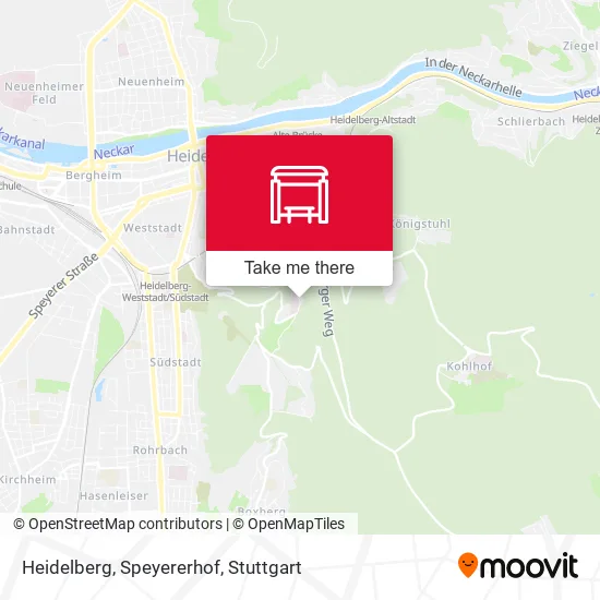Карта Heidelberg, Speyererhof
