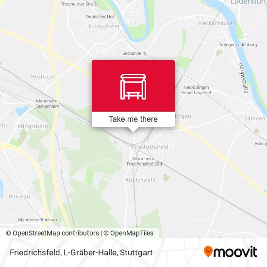 Friedrichsfeld, L-Gräber-Halle map