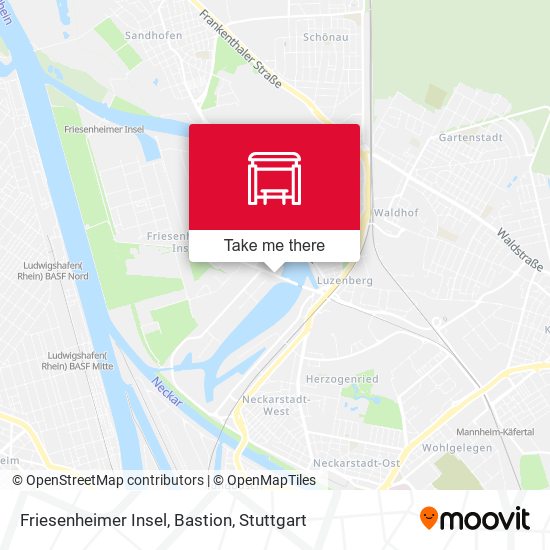 Friesenheimer Insel, Bastion map