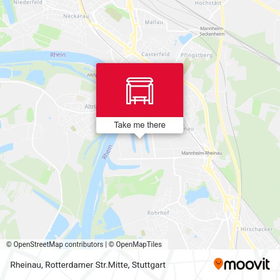 Rheinau, Rotterdamer Str.Mitte map