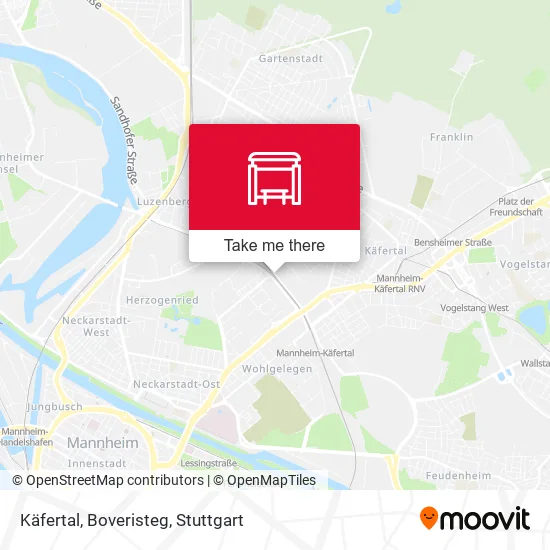 Карта Käfertal, Boveristeg