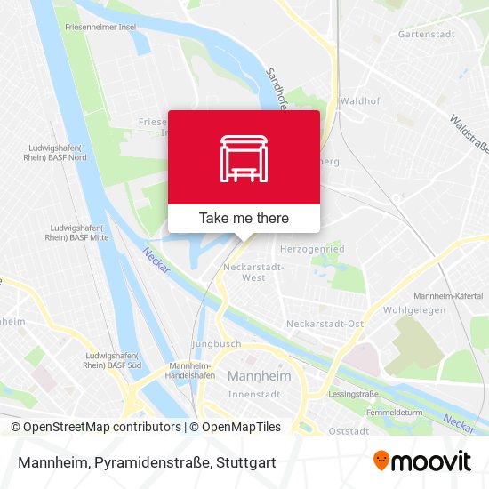 Mannheim, Pyramidenstraße map