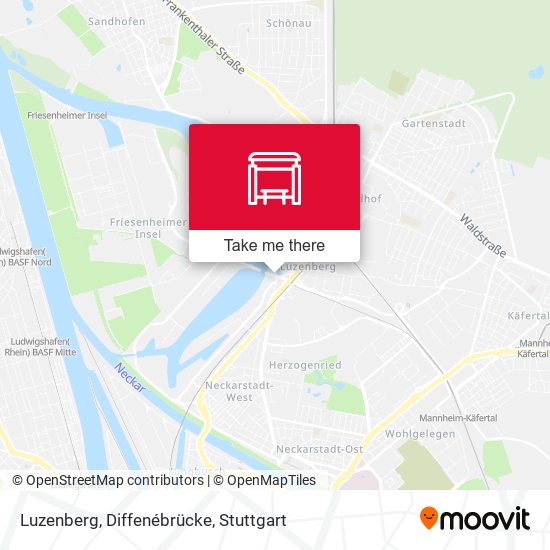 Luzenberg, Diffenébrücke map