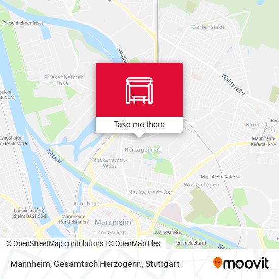 Mannheim, Gesamtsch.Herzogenr. map