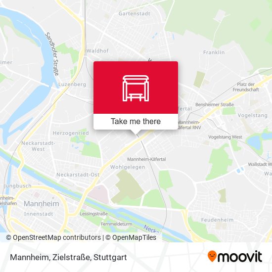 Mannheim, Zielstraße map