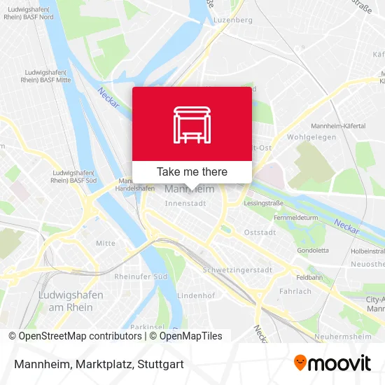 Mannheim, Marktplatz map