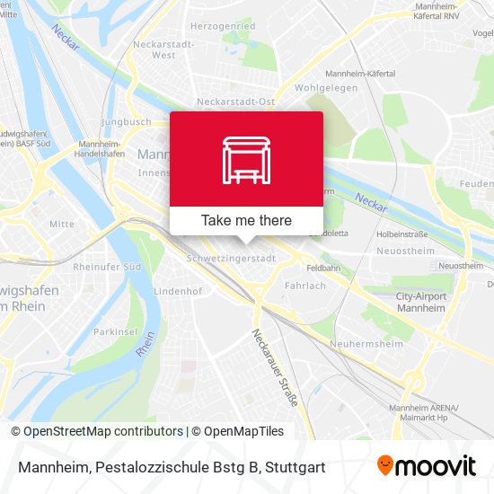 Mannheim, Pestalozzischule Bstg B map