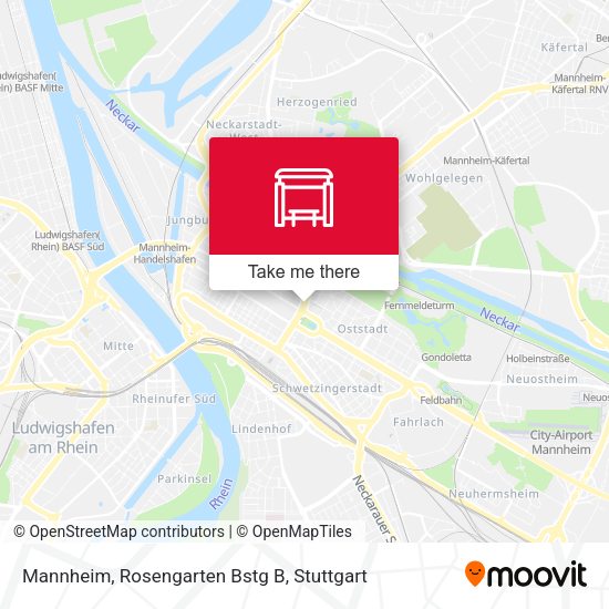 Mannheim, Rosengarten Bstg B map
