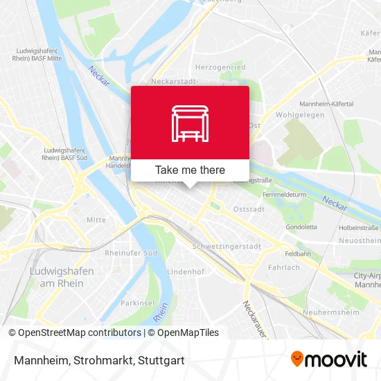 Карта Mannheim, Strohmarkt