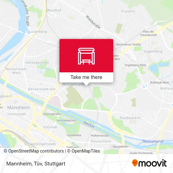Карта Mannheim, Tüv
