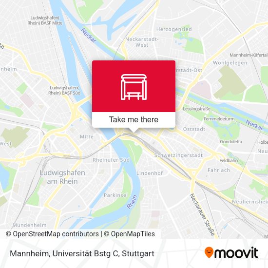 Карта Mannheim, Universität Bstg C