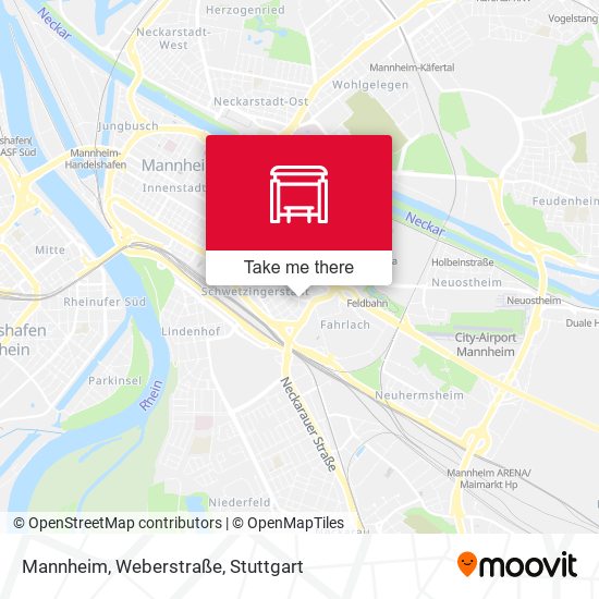 Mannheim, Weberstraße map