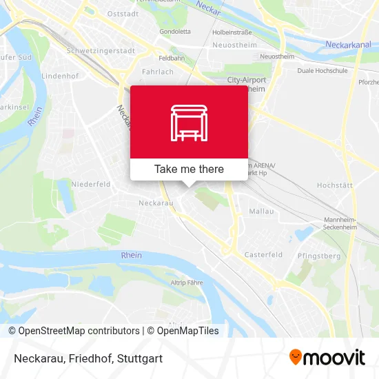 Neckarau, Friedhof map