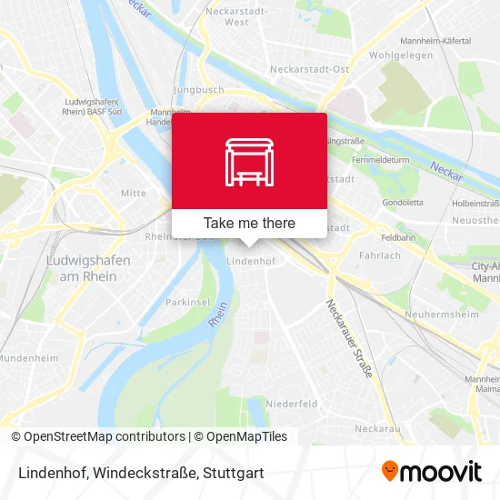 Карта Lindenhof, Windeckstraße