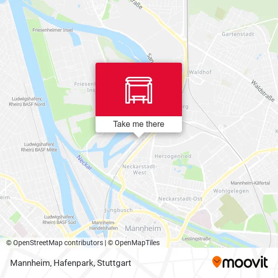 Карта Mannheim, Hafenpark
