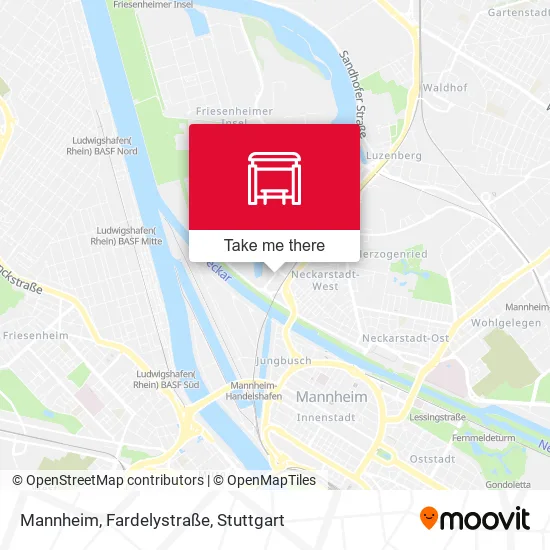 Карта Mannheim, Fardelystraße