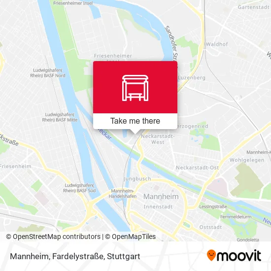 Карта Mannheim, Fardelystraße