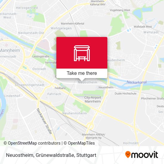 Neuostheim, Grünewaldstraße map