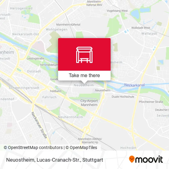 Карта Neuostheim, Lucas-Cranach-Str.
