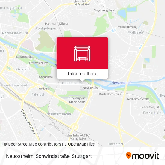 Карта Neuostheim, Schwindstraße