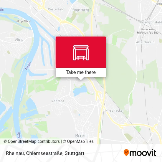 Карта Rheinau, Chiemseestraße
