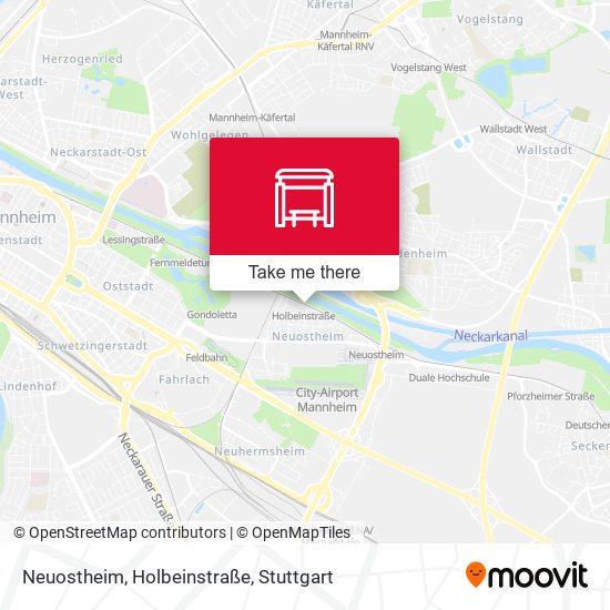Neuostheim, Holbeinstraße map