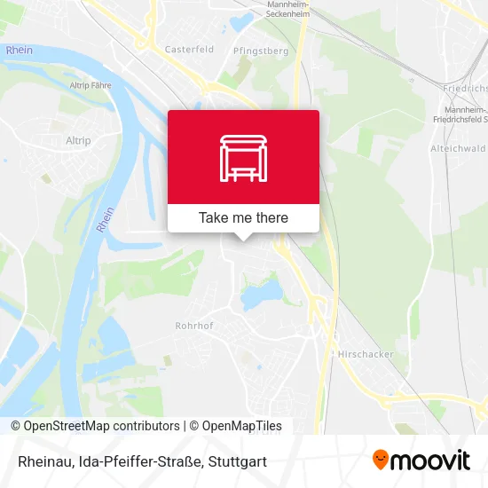 Карта Rheinau, Ida-Pfeiffer-Straße