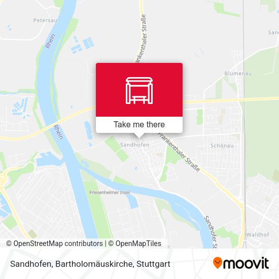 Sandhofen, Bartholomäuskirche map
