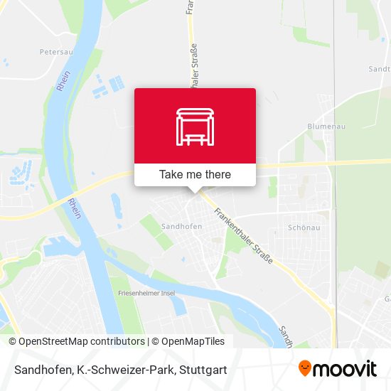 Sandhofen, K.-Schweizer-Park map