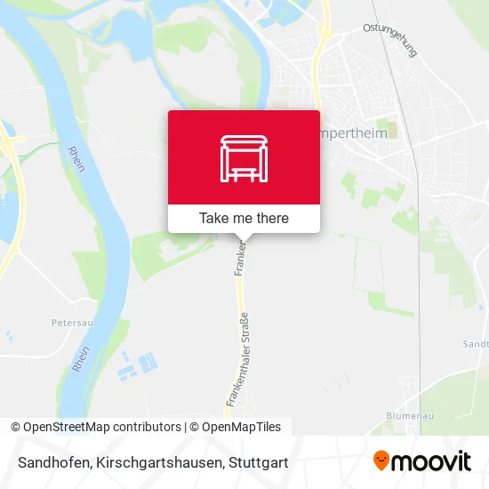 Карта Sandhofen, Kirschgartshausen