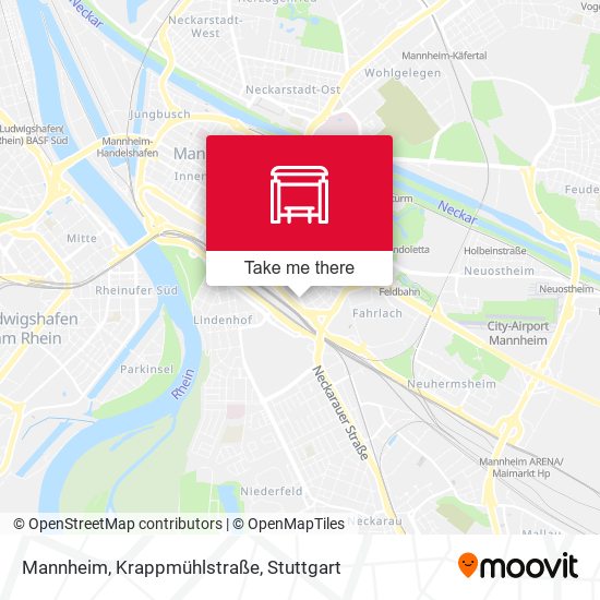 Mannheim, Krappmühlstraße map