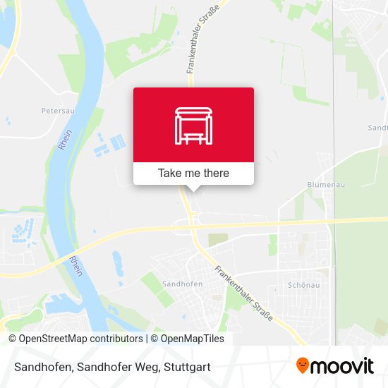 Sandhofen, Sandhofer Weg map