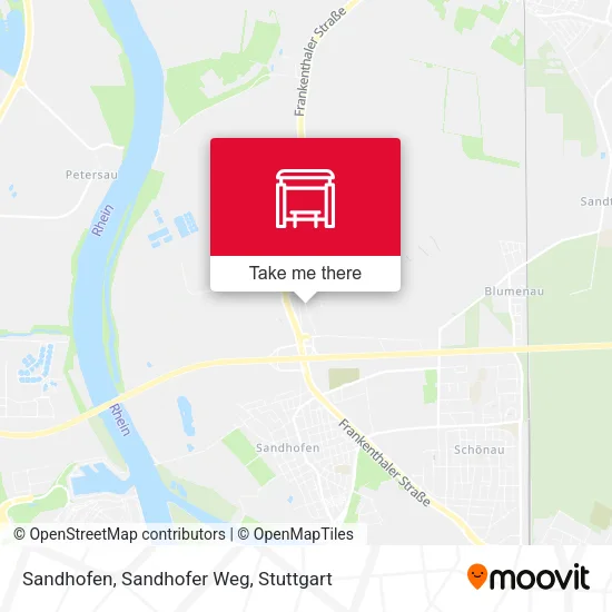 Карта Sandhofen, Sandhofer Weg