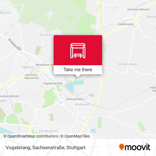 Vogelstang, Sachsenstraße map