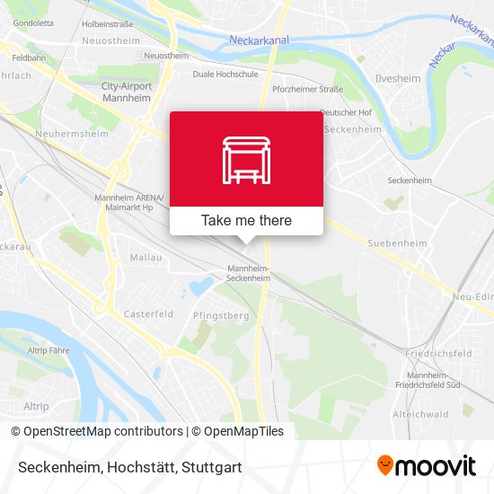 Карта Seckenheim, Hochstätt