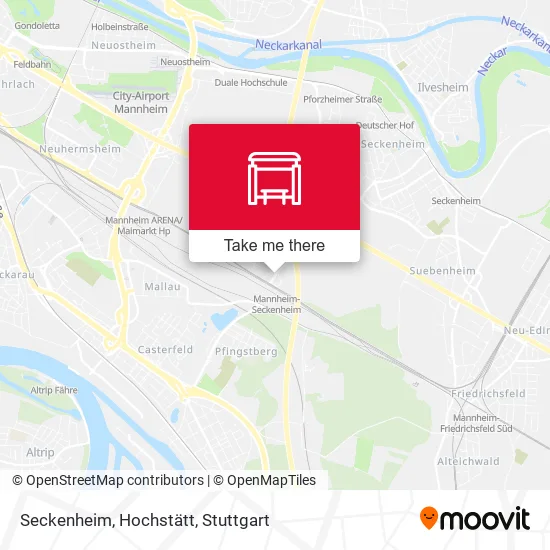 Карта Seckenheim, Hochstätt