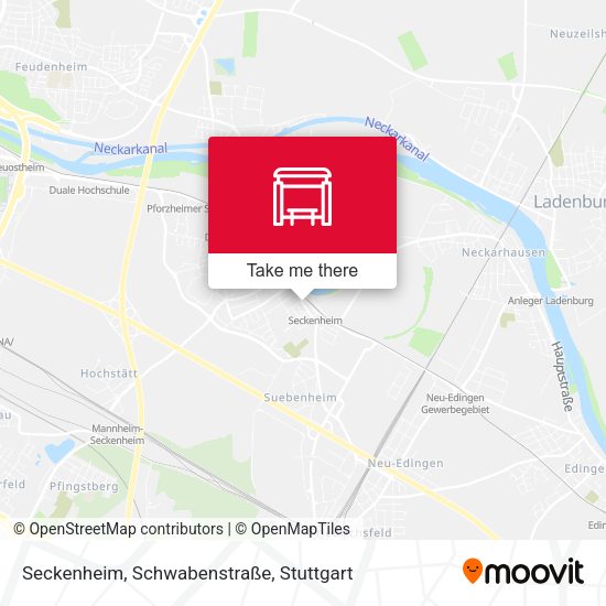 Seckenheim, Schwabenstraße map